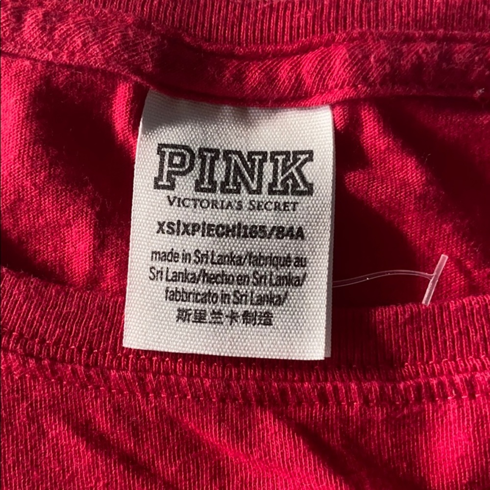 PINK t-shirt with rhinestones - Picture 3 of 4